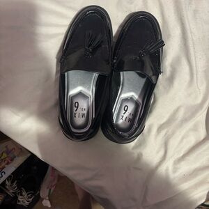 Mix No. 6 Men's Black Tassel Slip-Ons